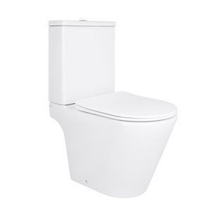 Унітаз підлоговий Qtap Dove Rimless безобідковий з сидінням Soft-close WHITE QT06228380BW QT06228380BW фото