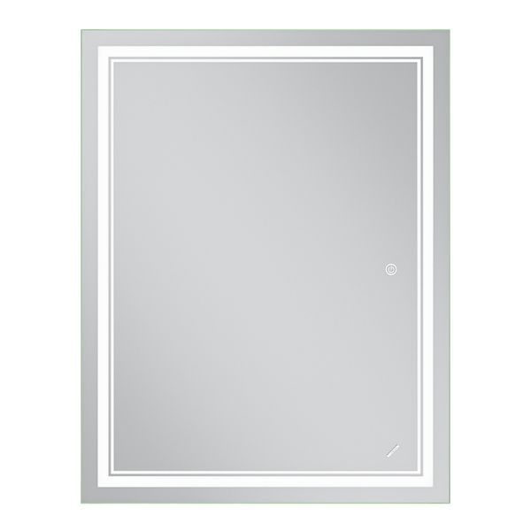 Дзеркало Mixxus Premium QUADRO MR20-90x70-Reverse з Led Touch, Anti-fog, димером, регулятором яскравості (MP6621) MP6621 фото