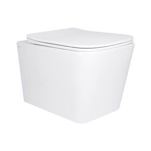 Унітаз підвісний Qtap Tern Ultra Quiet безобідковий з сидінням Soft-close WHITE QT17332303AW QT17332303AW фото