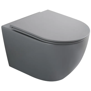 Унітаз підвісний Mixxus Premium ELLIPSE-0308-T3 GRAY 490x360x360mm система змиву TORNADO 3.0 (MP6654) MP6654 фото