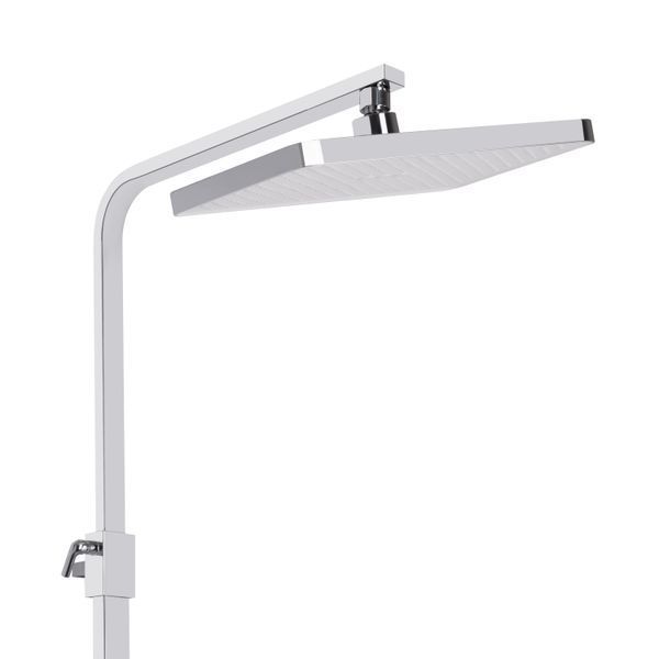 Душова система універсальна Qtap Swan Cascada на три споживачі (з виливом) QTSWA111CRW45570 Chrome/White SD00051694 фото