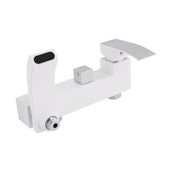 Душова система універсальна Qtap Swan Cascada на три споживачі (з виливом) QTSWA111CRW45570 Chrome/White SD00051694 фото