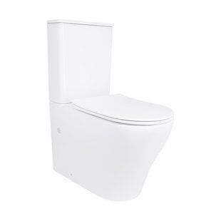 Унітаз підлоговий Qtap Virgo Ultra Quiet безобідковий з сидінням Soft-close WHITE QT18226092AW QT18226092AW фото