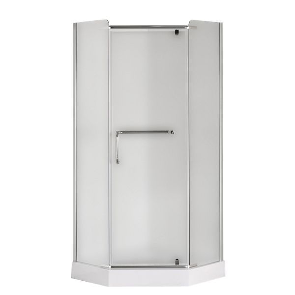 Душова кабіна з низьким піддоном Mixxus LINES SCT01-90x90x198-TR CHROME прозоре скло 6мм (MI6913) MI6913 фото