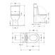 Унітаз підлоговий Qtap Virgo Ultra Quiet безобідковий з сидінням Soft-close WHITE QT18226092AW QT18226092AW фото 2