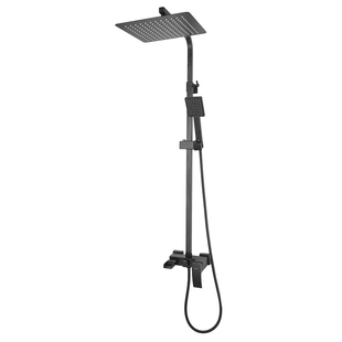 Душова колона із змішувачем водоспад Koer KB-58007-05 (Колір чорний) (KR3463) KR3463 фото