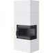 Камін Kratki SIMPLE 12 BS права в обудові BOX стальний - білий SIMPLE/BOX/P/S/BIANCO фото 5