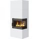 Камін Kratki SIMPLE 12 BS права в обудові BOX стальний - білий SIMPLE/BOX/P/S/BIANCO фото 2