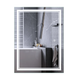 Дзеркало Mixxus Premium QUADRO MR20-80x60-Reverse з Led Touch, Anti-fog, димером, регулятором яскравості (MP6619) MP6619 фото 1