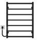 Рушникосушарка електрична Ladder П7 500х700 Deffi нержавіюча сталь (Чорний, JD03, Ліве підключення) C.LK.70.50.7.E.B.L.1 фото 1