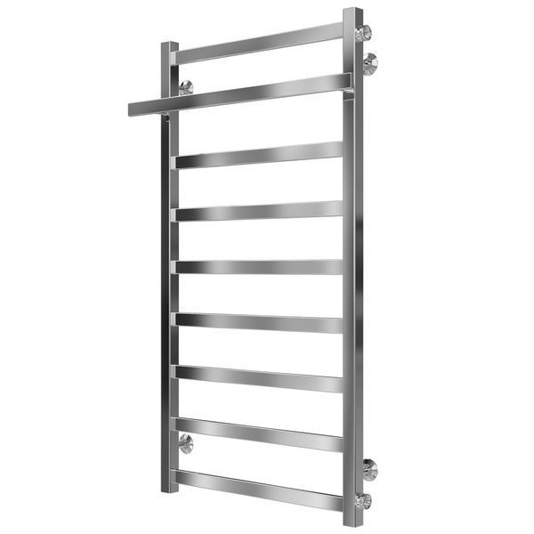 Рушникосушарка водяна Nicolе П9 500х1000 Deffi нержавіюча сталь (Хром, Бокове праве підключення) A.NI.100.50.9.C.C фото