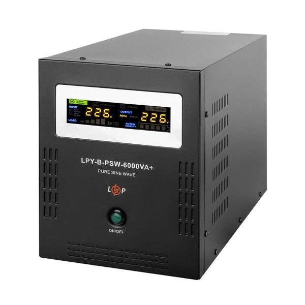 ДБЖ з правильною синусоїдою 48V LPY-B-PSW-6000VA+(4200Вт)10A/20A 6615 фото
