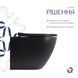 Унітаз підвісний Qtap Robin New Ultra Quiet безобідковий з сидінням Soft-close MATT BLACK QT13332381АSMB QT13332381АSMB фото 4