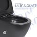 Унітаз підвісний Qtap Robin New Ultra Quiet безобідковий з сидінням Soft-close MATT BLACK QT13332381АSMB QT13332381АSMB фото 5