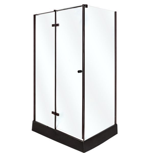 Душова кабіна INSANA Adriana Black M 100х80х210 мілкий піддон 14см Adriana Black M фото