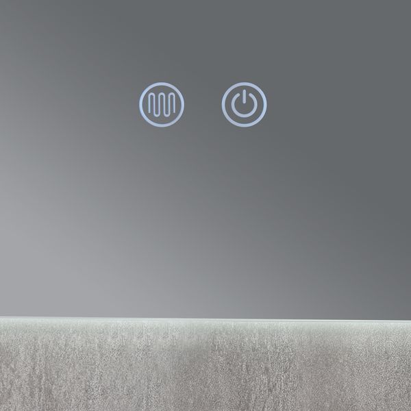 Дзеркало Qtap Taurus (TA1) 800&times;600 мм з LED-підсвічуванням Touch, з антизапотіванням, з димером, рег. темп. кольору (3000-6500K) QTTAU8006004895 QTTAU80060048952 фото