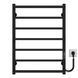 Рушникосушарка електрична Ladder П7 500х700 Deffi нержавіюча сталь (Чорний, JD03, Праве підключення) C.LK.70.50.7.E.B.R.1 фото 1