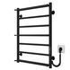 Рушникосушарка електрична Ladder П7 500х700 Deffi нержавіюча сталь (Чорний, JD03, Праве підключення) C.LK.70.50.7.E.B.R.1 фото 2