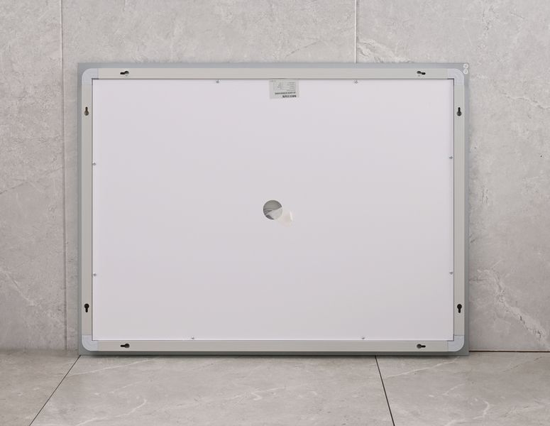 Дзеркало Mixxus WARM MR02-100x70 з Led Touch, Anti-fog, димером, регулятором яскравості, годинником (MI6002) MI6002 фото