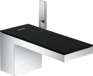 Змішувач для умивальника Axor MyEdition 70 Chrome Black Glass 47010600 47010600 фото