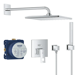 Душова система прихованого монтажу зі змішувачем Grohe Eurocube (25238000) 25238000 фото
