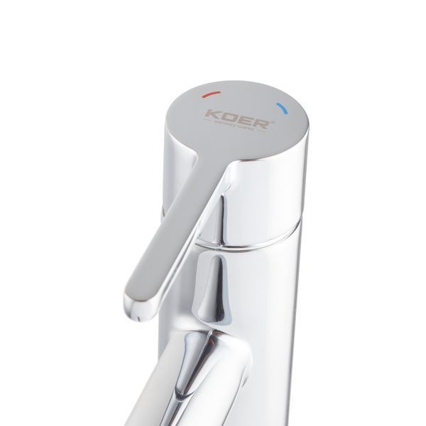 Змішувач для умивальника високий Koer KB-11029-01 Колір хром (KR5479) KR5479 фото