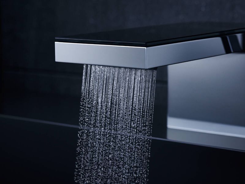 Змішувач для умивальника Axor MyEdition 70 Chrome Black Glass 47010600 47010600 фото