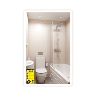 Дзеркало Lidz Orion (OR2) 500х800 з LED-підсвічуванням Touch, з антизапотіванням, з димером, рег. яскравості LDOR50080049291 LDOR500800492911 фото