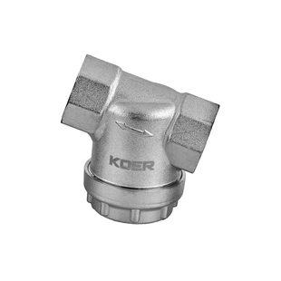Фільтр грубої очистки Koer KR.F03-1/2.N - 1/2" універсальний нікельований (KR5471) KR5471 фото
