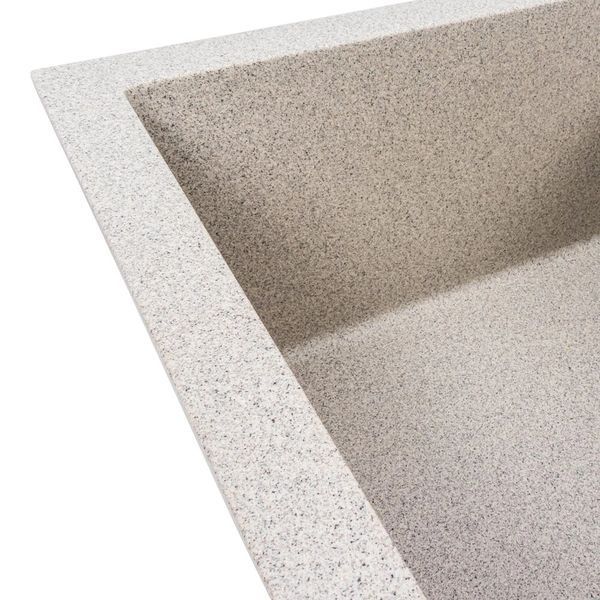 Гранітна мийка для кухні VALESO 7843 SOLID матова Сіра 7843_SOLID_Gray фото