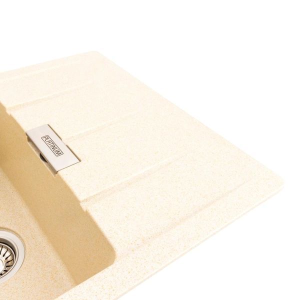 Гранітна мийка для кухні Platinum 7850 ROMA матова Пісок 7850_ROMA mat_Sand фото
