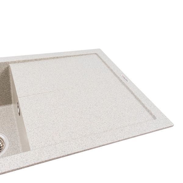 Гранітна мийка для кухні VALESO 7843 SOLID матова Сіра 7843_SOLID_Gray фото