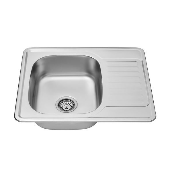 Кухонна мийка Kroner KRP Satin - 6350 (0.8 мм) CV022779 фото
