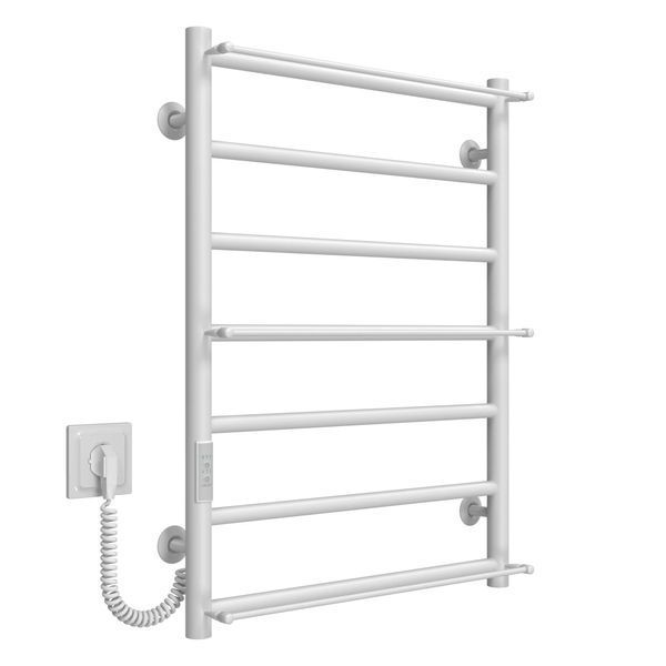 Рушникосушарка електрична Ladder П7 500х700 Deffi нержавіюча сталь (Білий, WD03, Ліве підключення) C.LK.70.50.7.E.W.L.3 фото