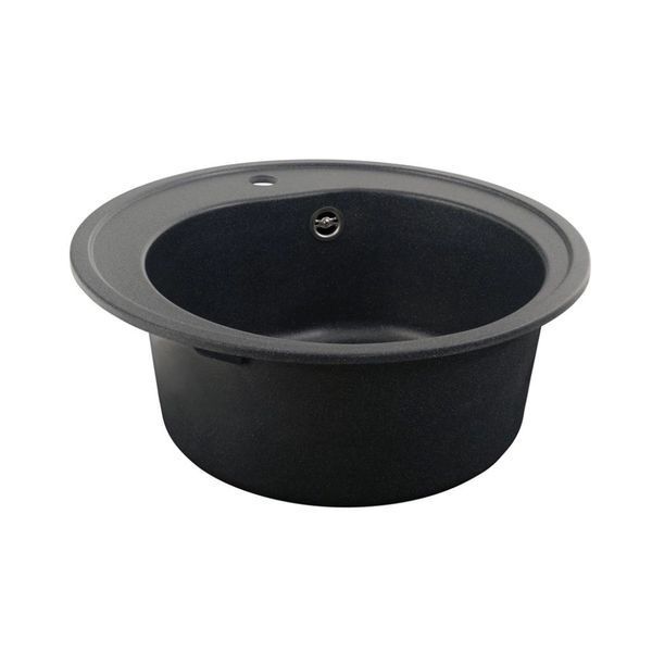 Гранітна мийка для кухні Platinum 510 LUNA матова Антрацит 510LUNA_Anthracite фото