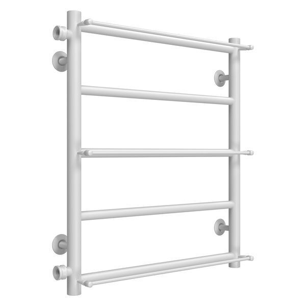 Рушникосушарка водяна Ladder П5 500х600 Deffi нержавіюча сталь (Білий, Бокове ліве підключення) C.LK.60.50.5.W.B фото