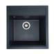 Гранітна мийка для кухні Platinum 5149 FIESTA матова Антрацит 5149FIESTA_Anthracite фото 1